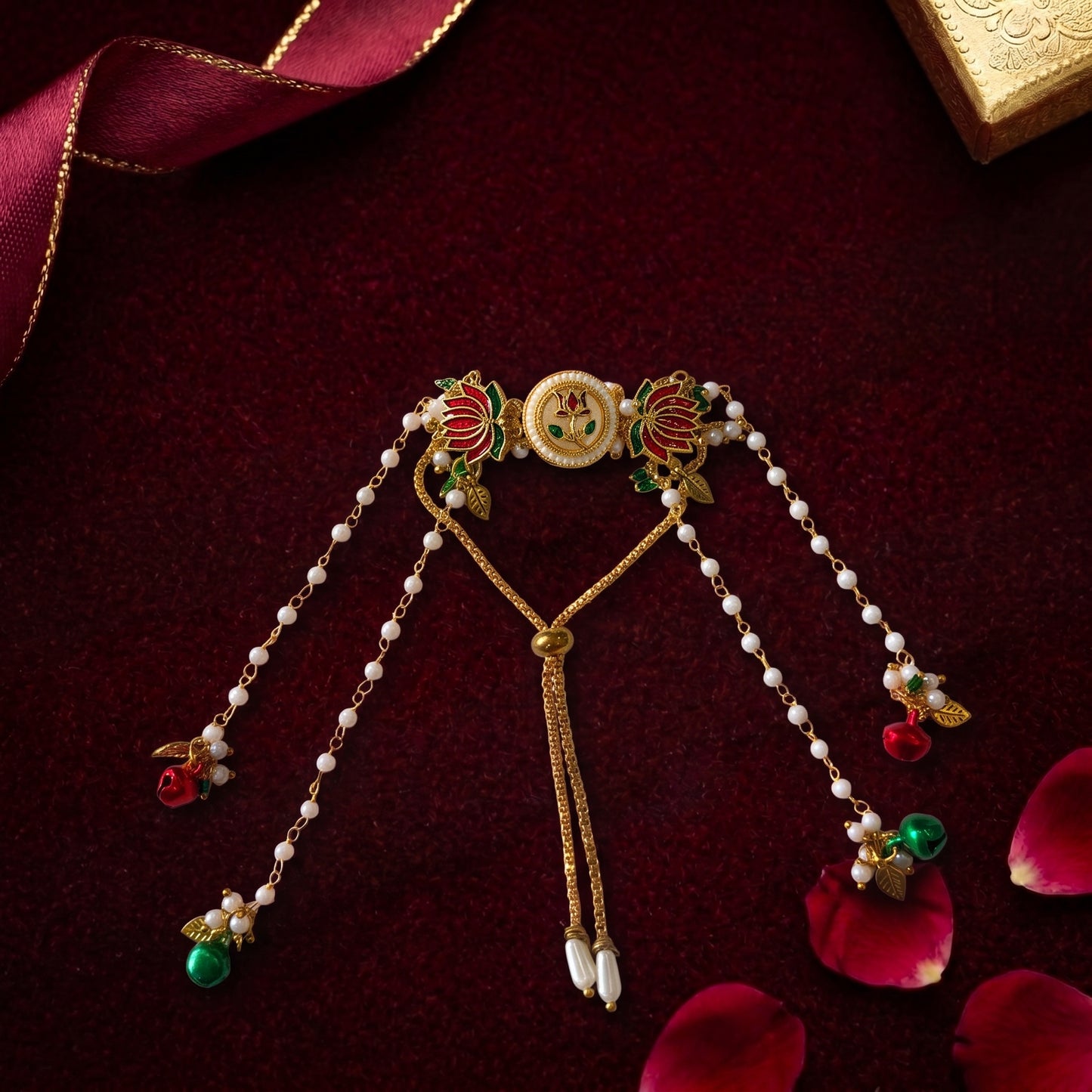 Lotus Bloom Bhabhi or Sister Bracelet
