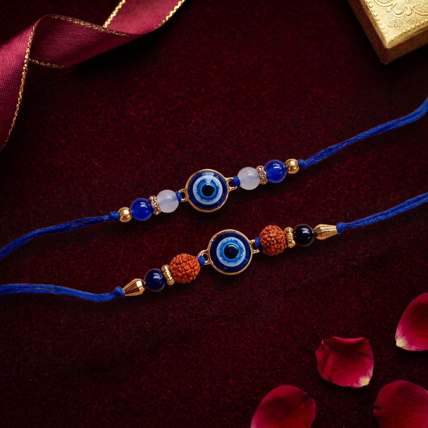 Evil Eye & Rudraksha Bhai Rakhi