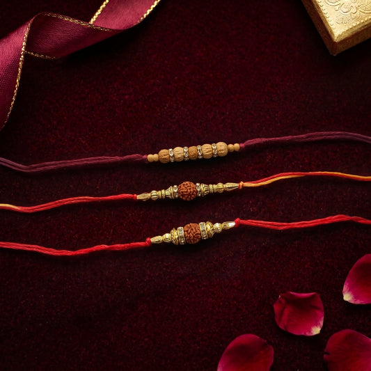 Sacred Rudraksha Bhai Rakhi Collection