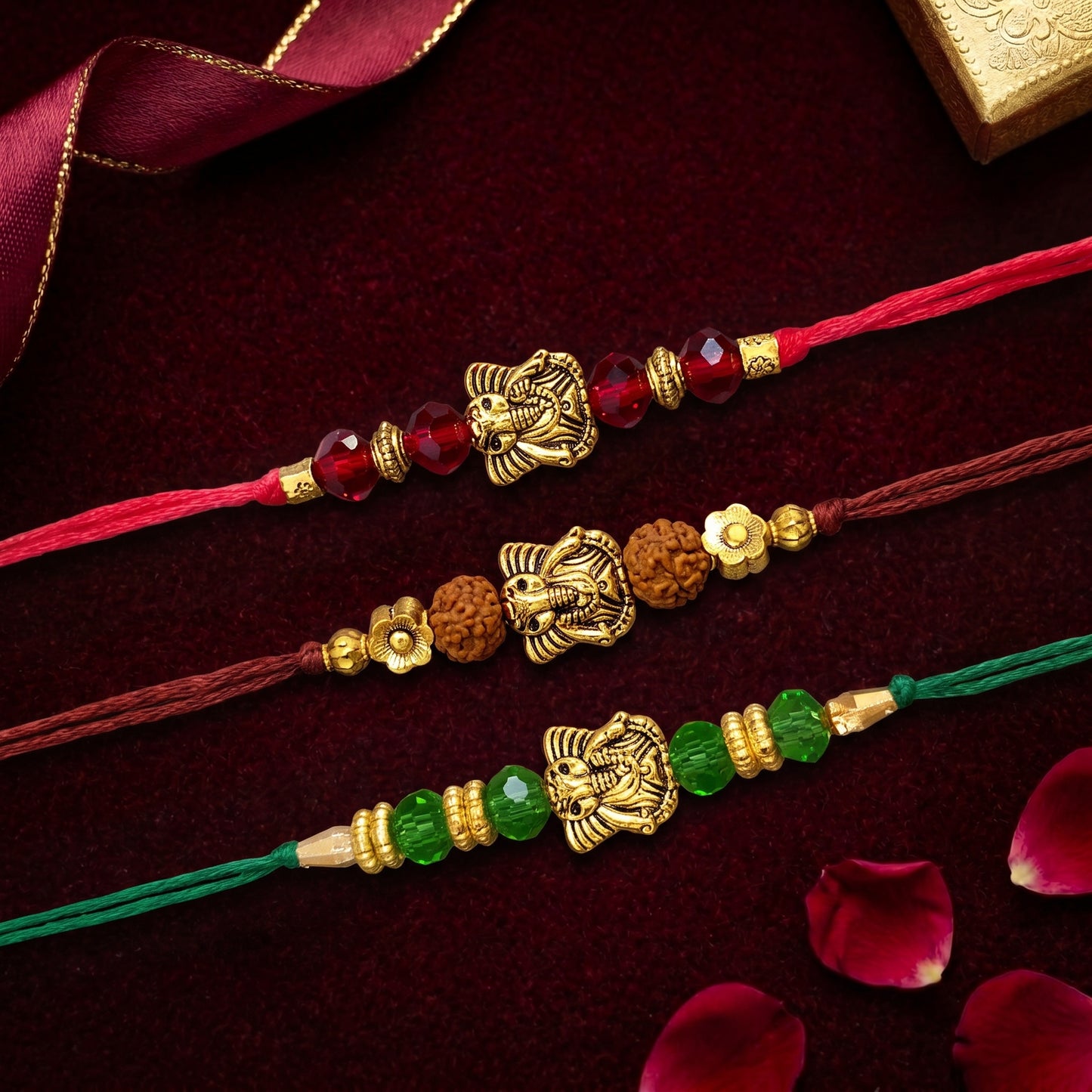 Divine Ganesha Bhai Rakhi Collection