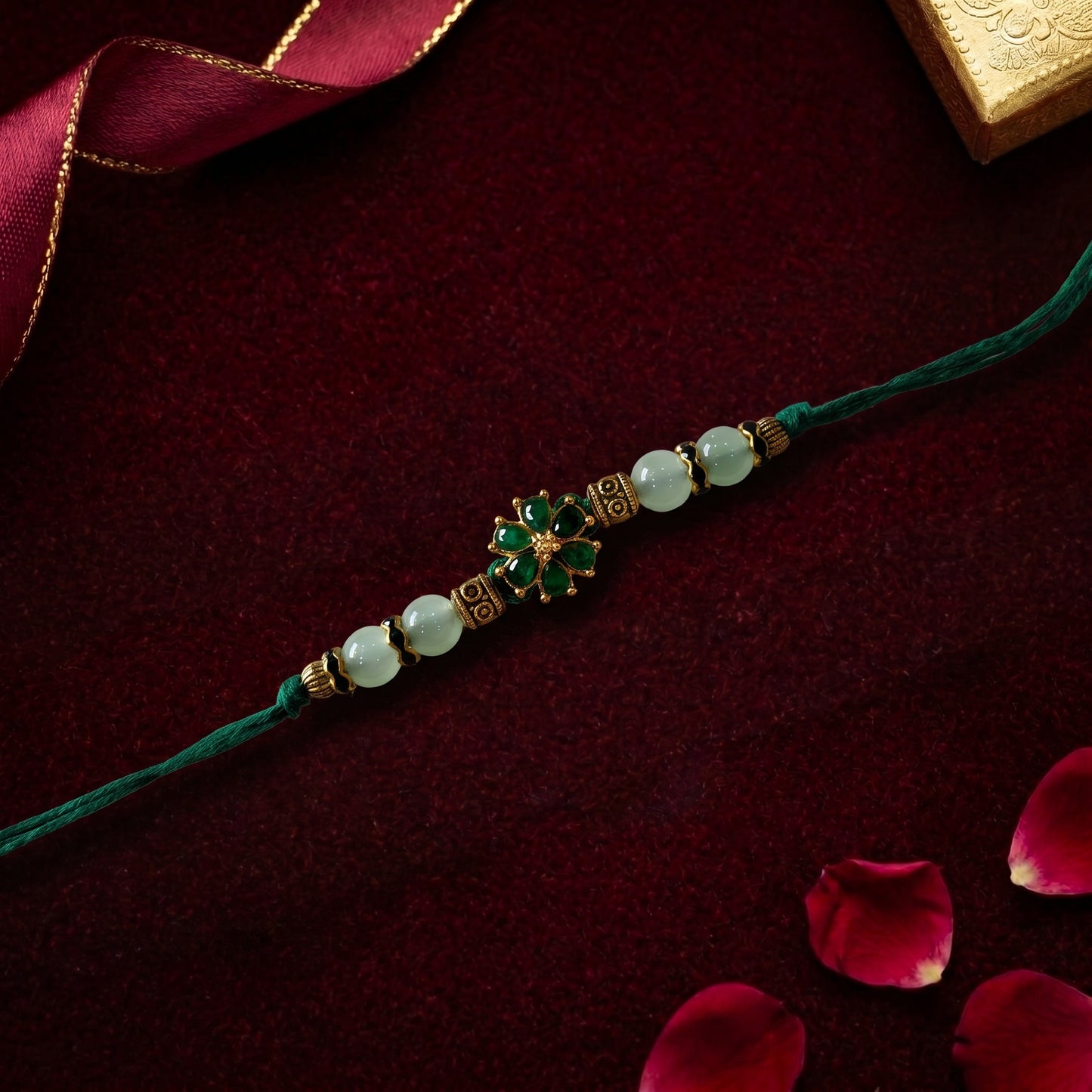 Bloomstone Floral Bhai Rakhi Collection