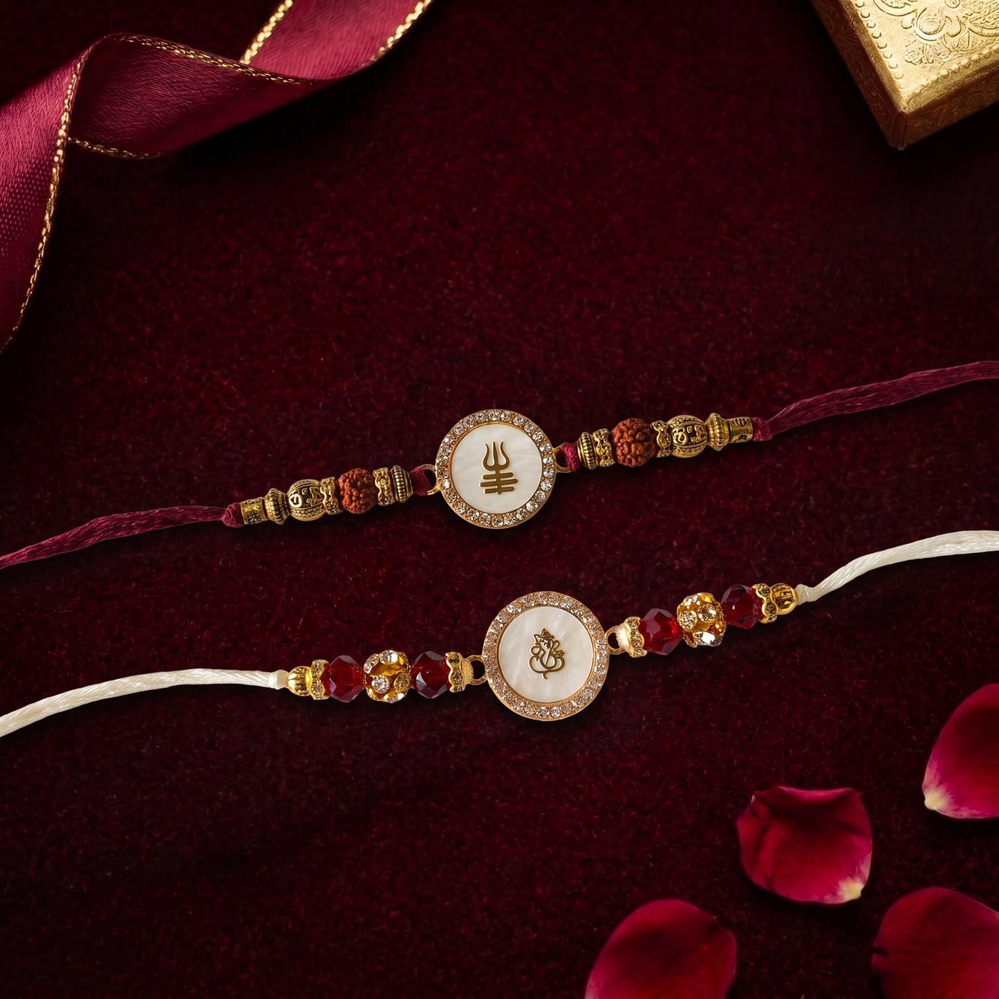 Divine Trishul & Ganesha Bhai Rakhi Collection
