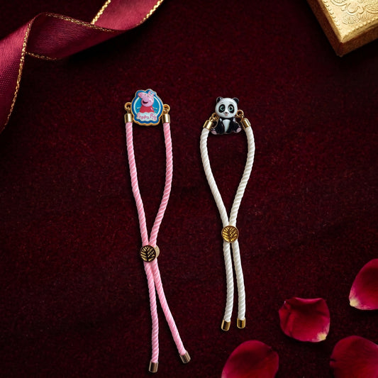 Peppa Pig & Panda Rakhi Collection (Choose Your Design)