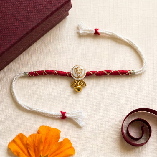 Traditional Ganesha Charm Bhai Rakhi