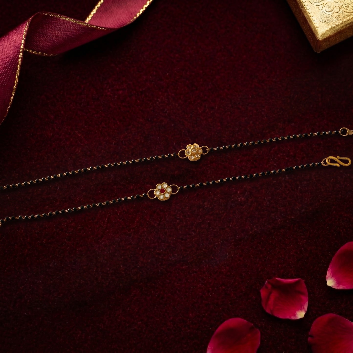 Floral Stone Bhabhi or Sister Bracelet Collection