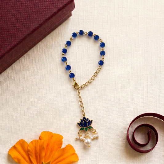 Blue Lotus Bhabhi & Sister Bracelet