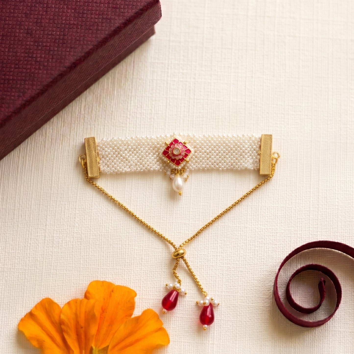 Pearl Bloom Bhabhi or Sister Bracelet