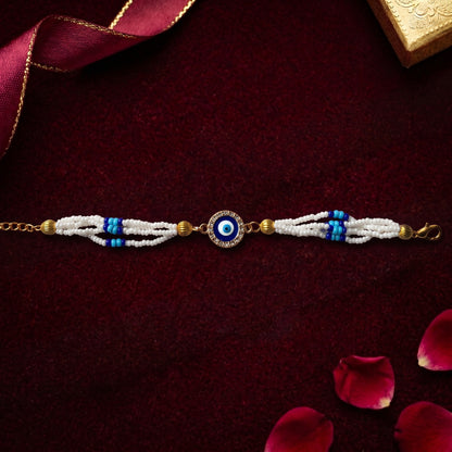 Protective Beaded Bracelet for Bhabhi