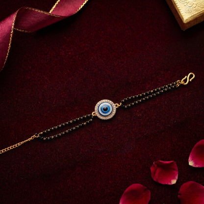 Evil Eye Mangalsutra Bracelet