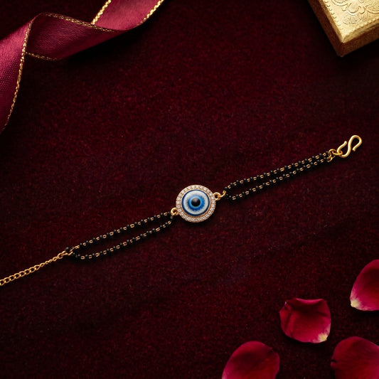 Evil Eye Mangalsutra Bracelet