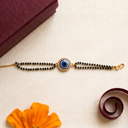 Evil Eye Mangalsutra Bracelet