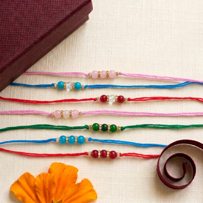 Classic Gemstone Bhai Rakhi