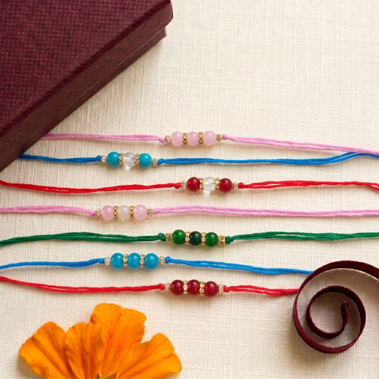 Classic Gemstone Bhai Rakhi