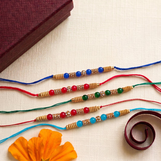 Radiant Gemstone Bhai Rakhi