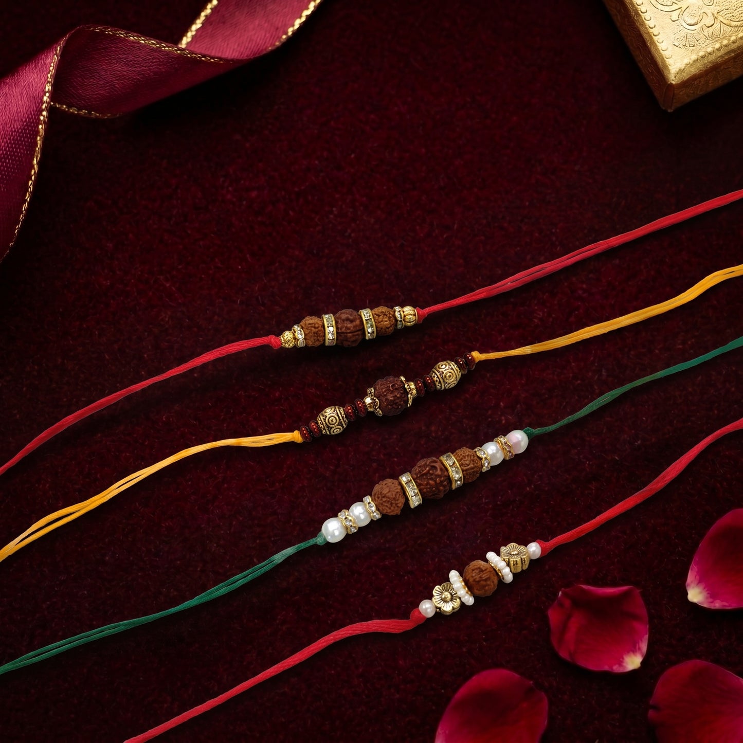 Sacred Rudraksha Bhai Rakhi Collection