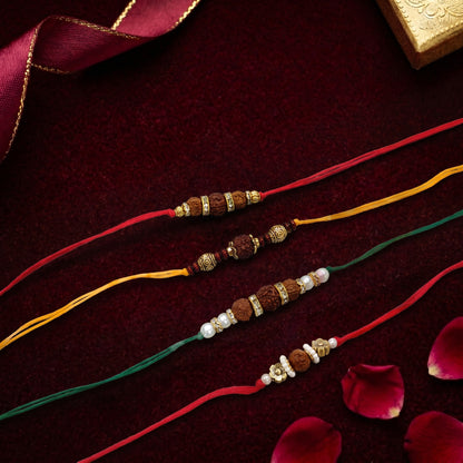Sacred Rudraksha Bhai Rakhi Collection