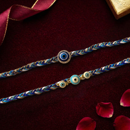 Evil Eye Braided Bhai Rakhi Collection