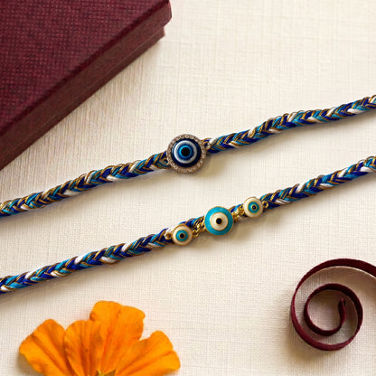 Evil Eye Braided Bhai Rakhi Collection