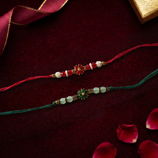Bloomstone Floral Bhai Rakhi Collection
