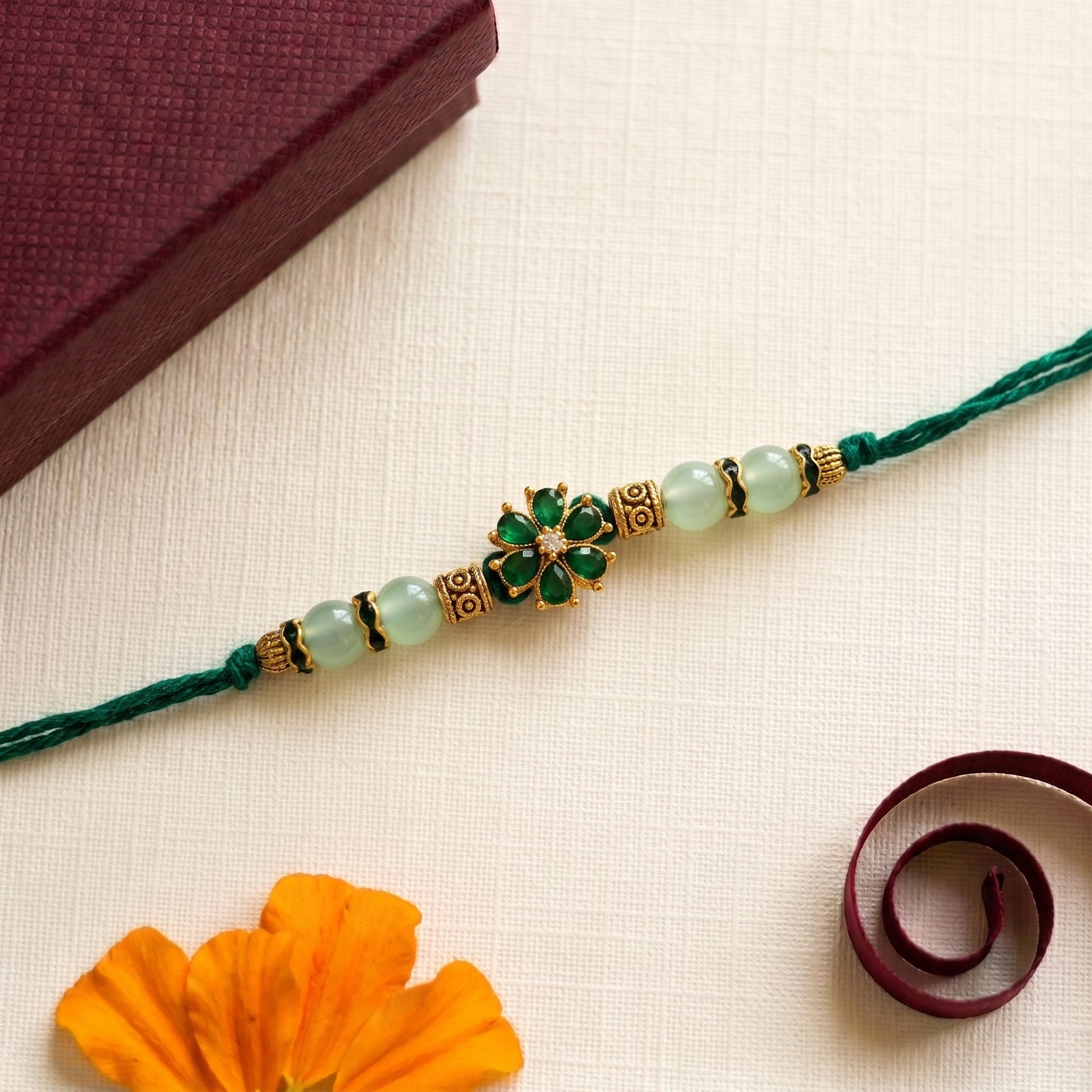 Bloomstone Floral Bhai Rakhi Collection