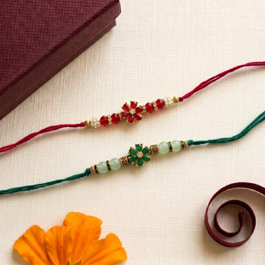 Bloomstone Floral Bhai Rakhi Collection