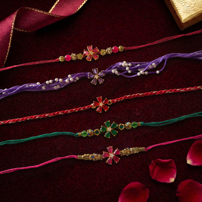 Floral Radiance Bhai Rakhi Collection