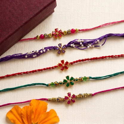 Floral Radiance Bhai Rakhi Collection
