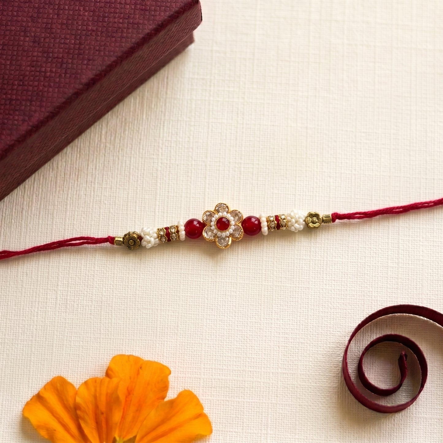 Pearl Blossom Bhai Rakhi Collection