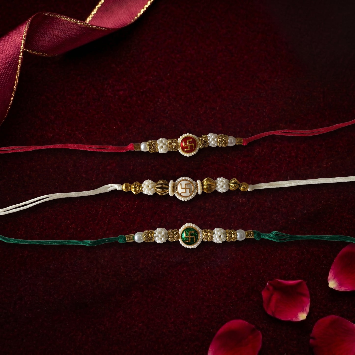 Auspicious Swastik Bhai Rakhi Collection