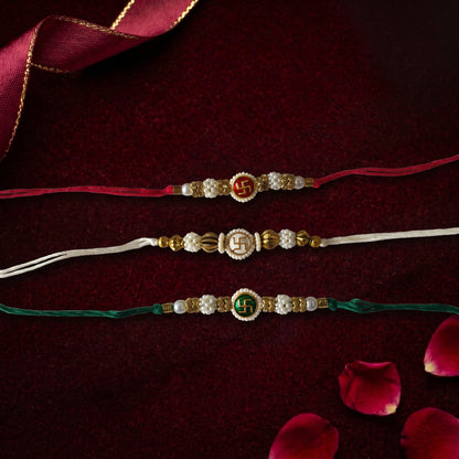Auspicious Swastik Bhai Rakhi Collection