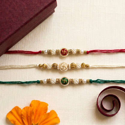 Auspicious Swastik Bhai Rakhi Collection