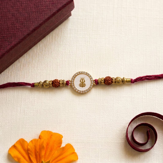 Divine Trishul & Ganesha Bhai Rakhi Collection