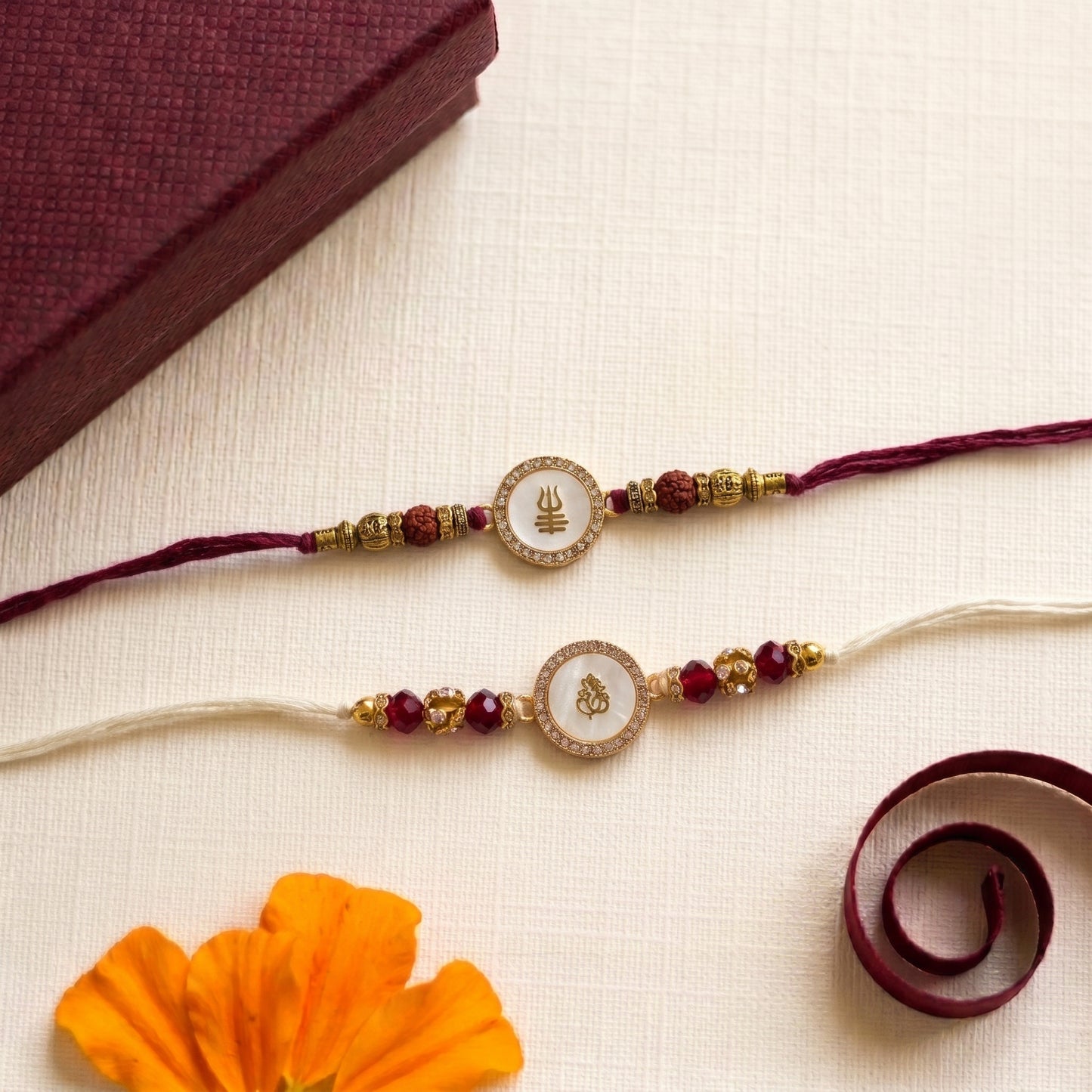 Divine Trishul & Ganesha Bhai Rakhi Collection