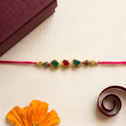 Royal Kundan Bhai Rakhi Collection