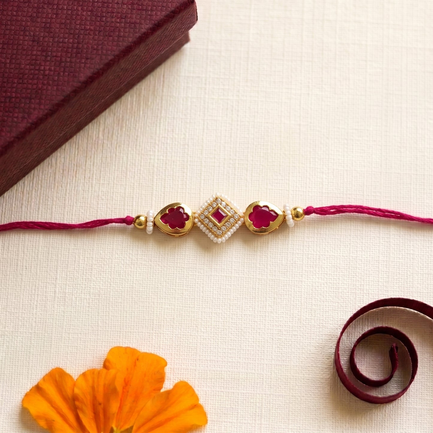 Royal Kundan Bhai Rakhi Collection