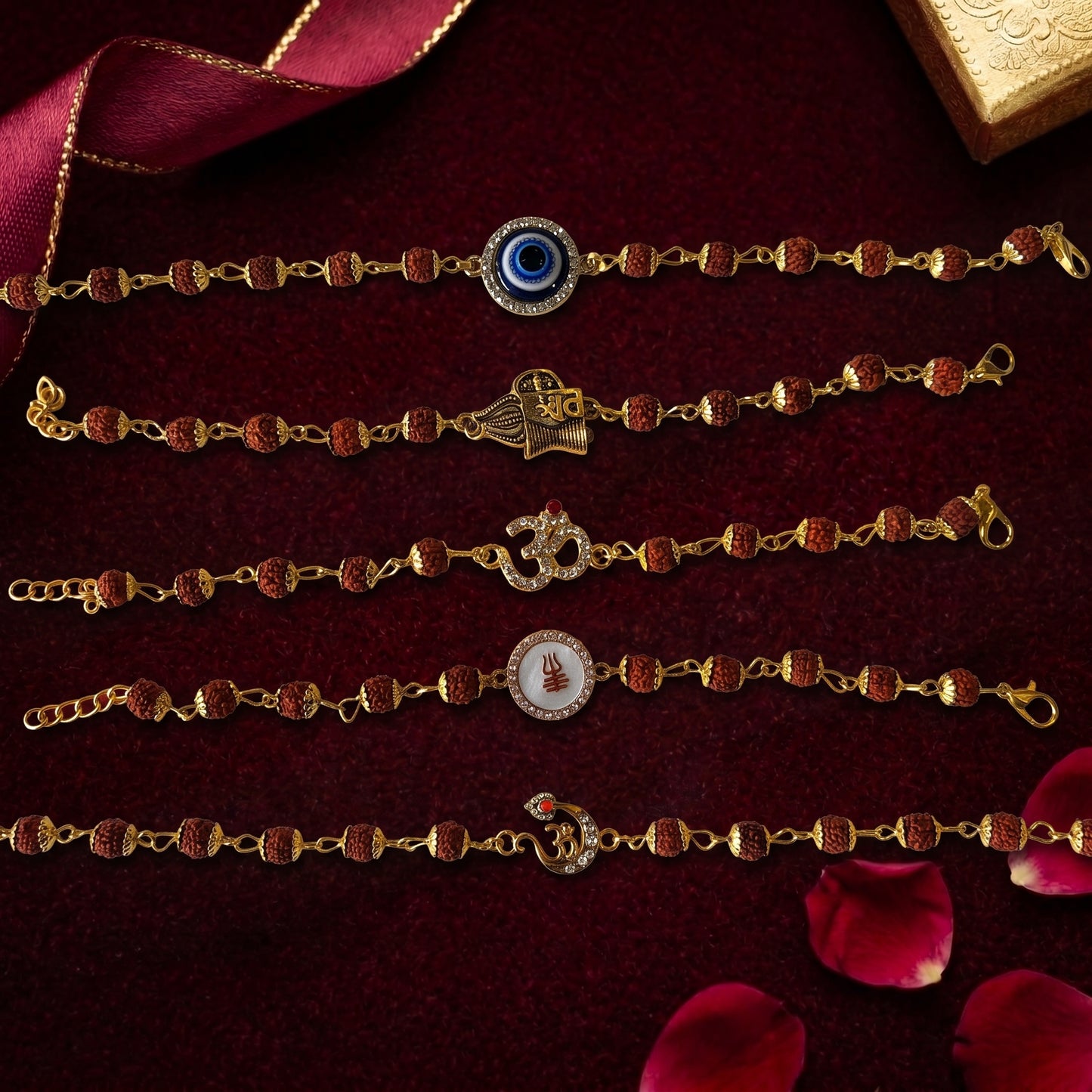 Spiritual Rudraksha Bracelet Collection