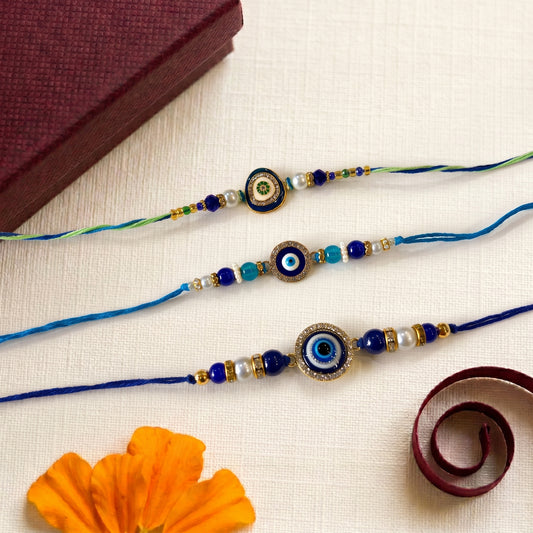 Evil Eye Designer Bhai Rakhi Collection