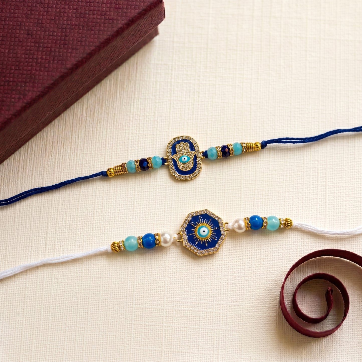Premium Evil Eye Designer Bhai Rakhi Collection