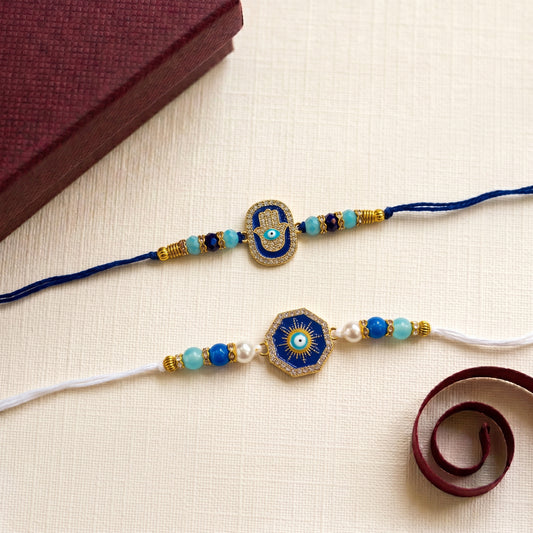 Premium Evil Eye Designer Bhai Rakhi Collection