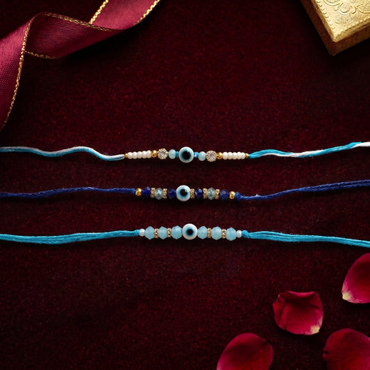 Minimal Evil Eye Bhai Rakhi Collection