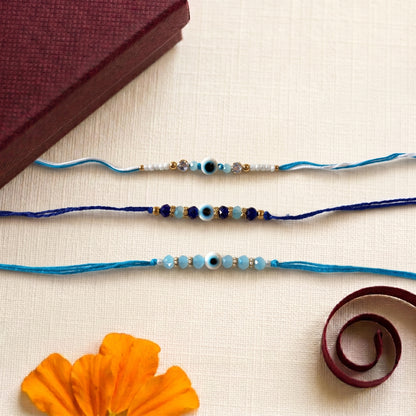 Minimal Evil Eye Bhai Rakhi Collection