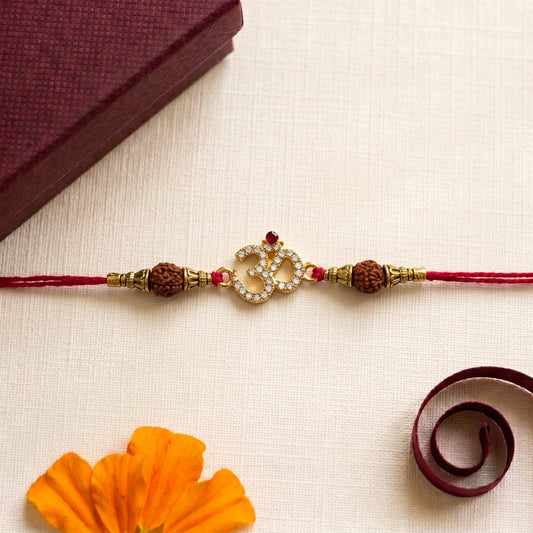 Om Rudraksha Bhai Rakhi Collection