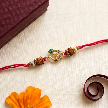 Om Rudraksha Bhai Rakhi Collection