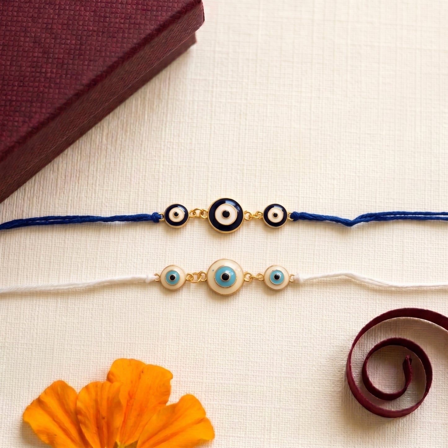 Minimal Evil Eye Bhai Rakhi Collection