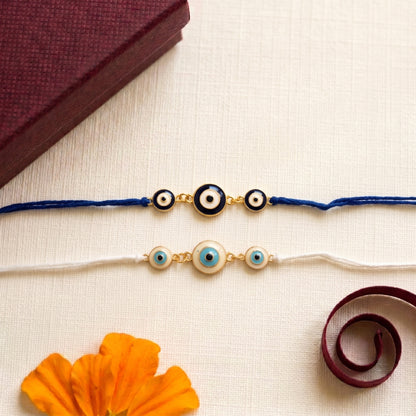 Minimal Evil Eye Bhai Rakhi Collection