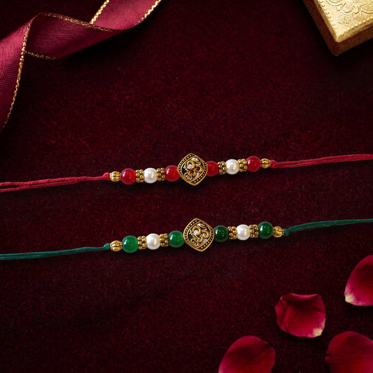 Om Rudraksha Designer Rakhi