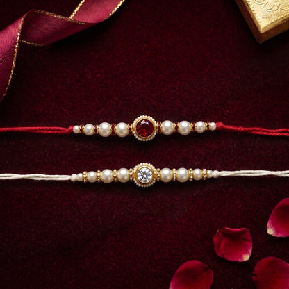 Pearl Stone Bhai Rakhi Collection