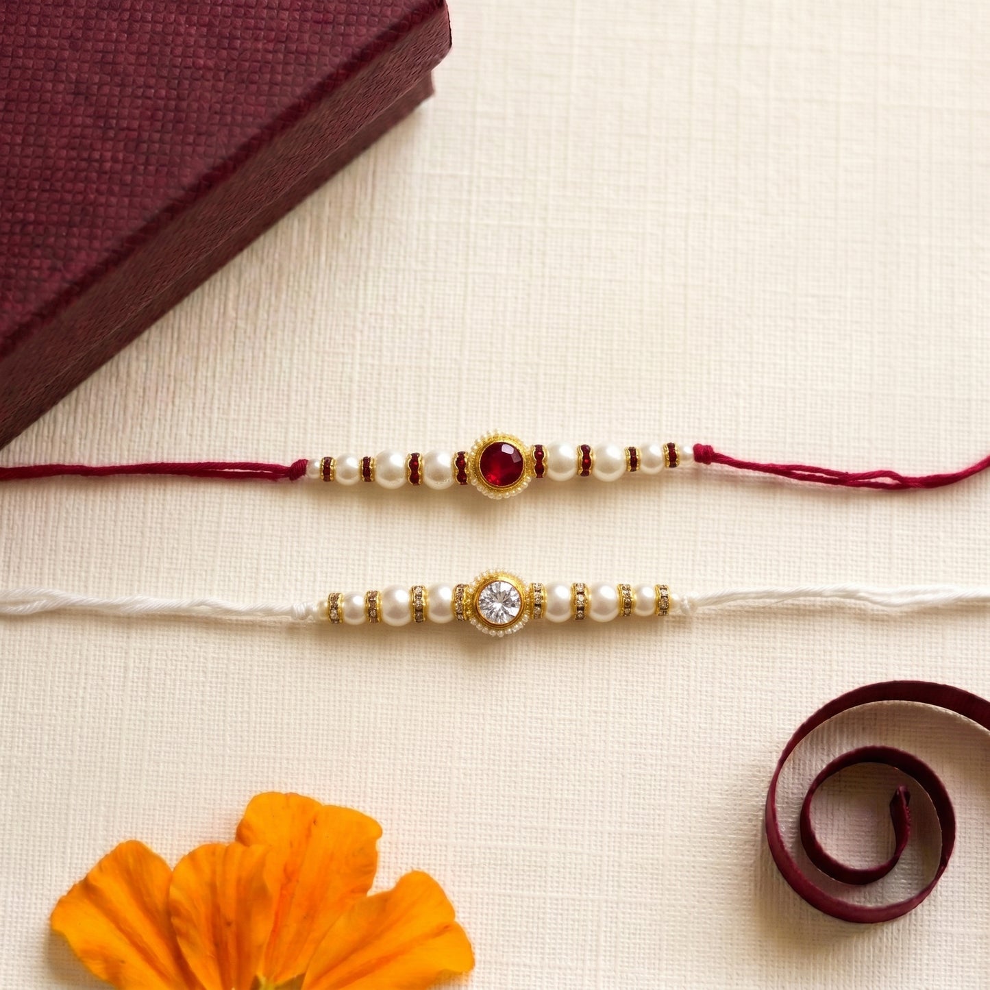 Pearl Stone Bhai Rakhi Collection