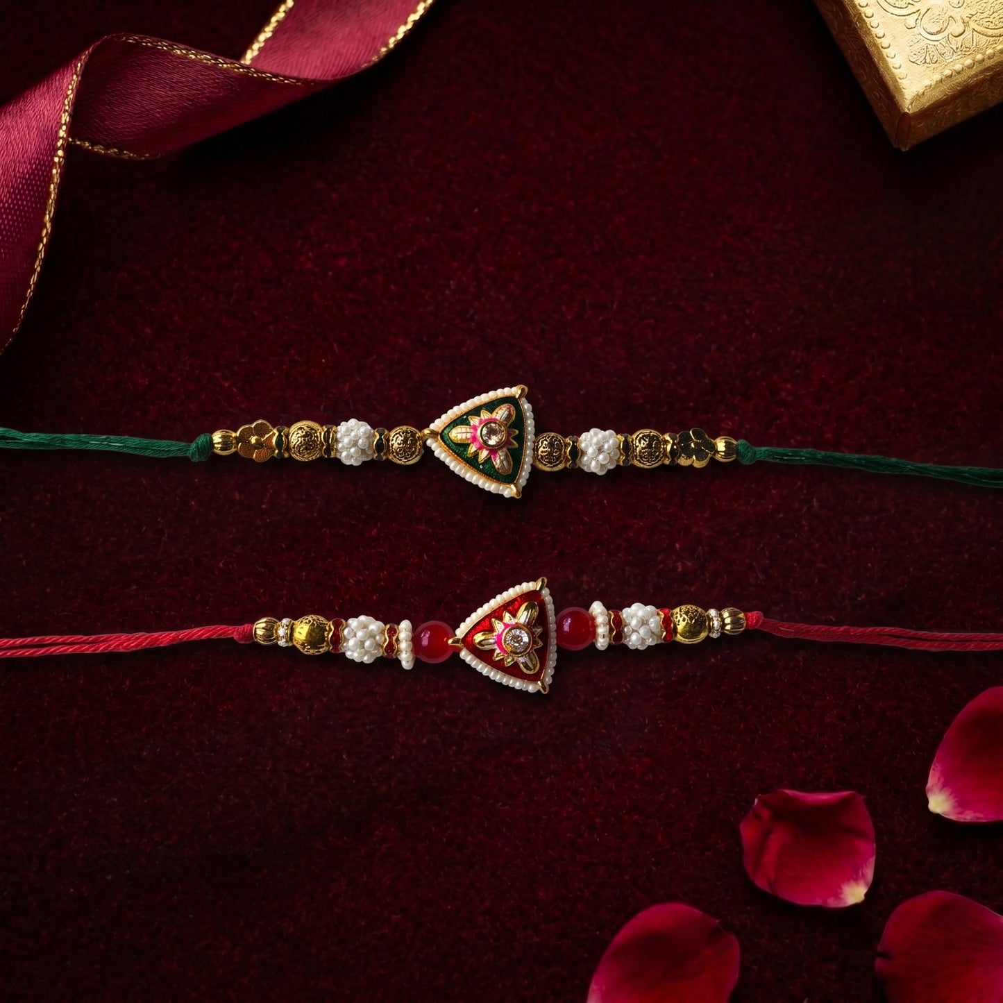 Floral Designer Bhai Rakhi Collection