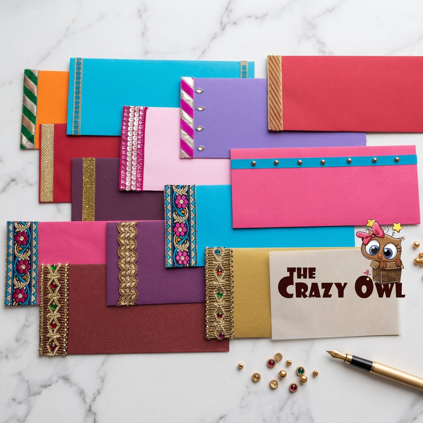 Premium Handcrafted Rakhi Envelope Collection (Choose Your Design)